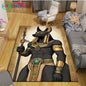 Egyptian Pharaoh- goddess-Runes Printed  Carpets Living Room Anti-Skid Area Rug Kids Bedroom Mats Yoga Mat Large Carpet Decor