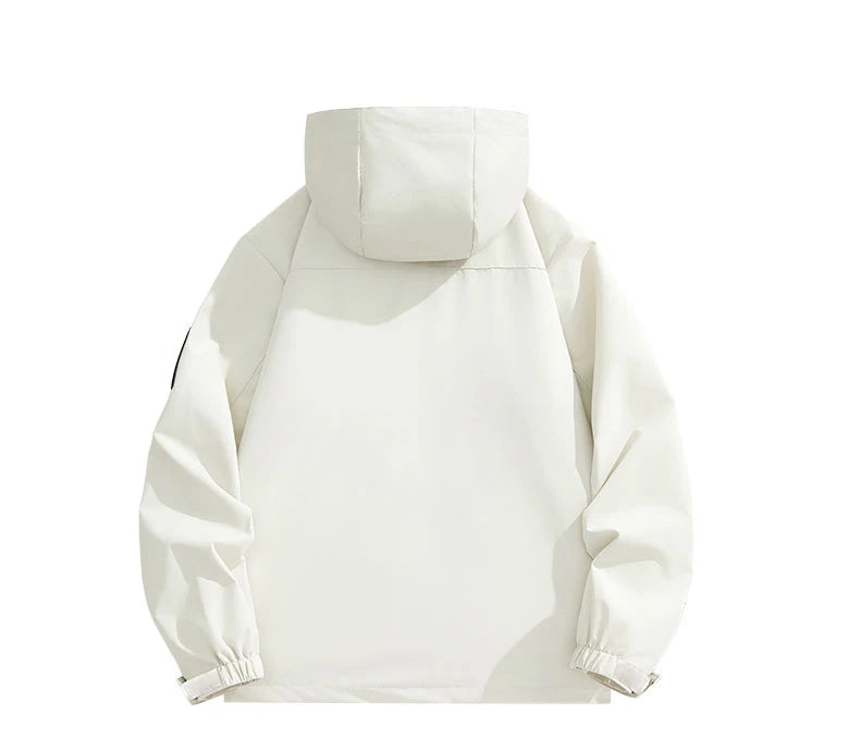 CHRLCK Men Women Hiking Jackets Waterproof Large Size Spring Autumn Windbreaker Camping Climbing Outdoor Coats Unisex