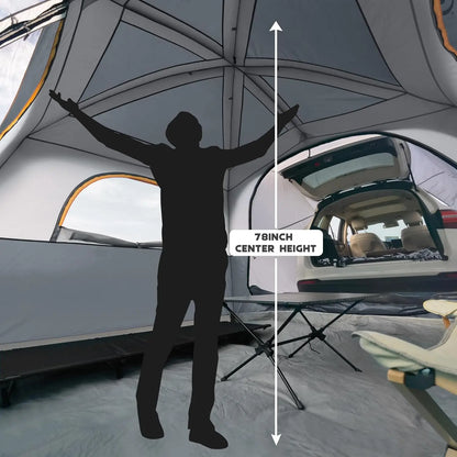 UNP SUV Tent for Camping, 6-Person Car Camping Tent, SUV Tailgate Tent for Outdoor