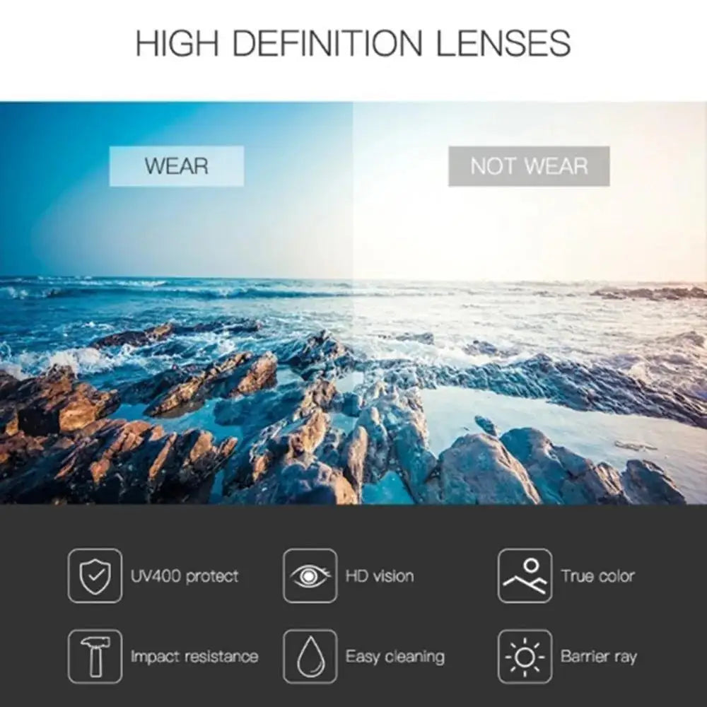 Fashion  Kawasaki Polarized Cycling Glasses Men's Women's Outdoor Sports Sunglasses Hiking Self Driving Climbing Fishing Glasses