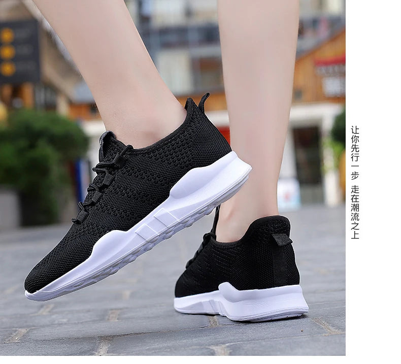 Non-slip Men's Women Lightweight Running Casual Tennis Shoes Breathable Comfortable Mesh Mama Gym Sneakers  zapatos de mujer