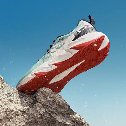 361 Degrees Yushan 2.0 Men Running Shoes New Leather Hiking Cushioning Light Breathable Outdoor Jogging Male Sneakers 672512234