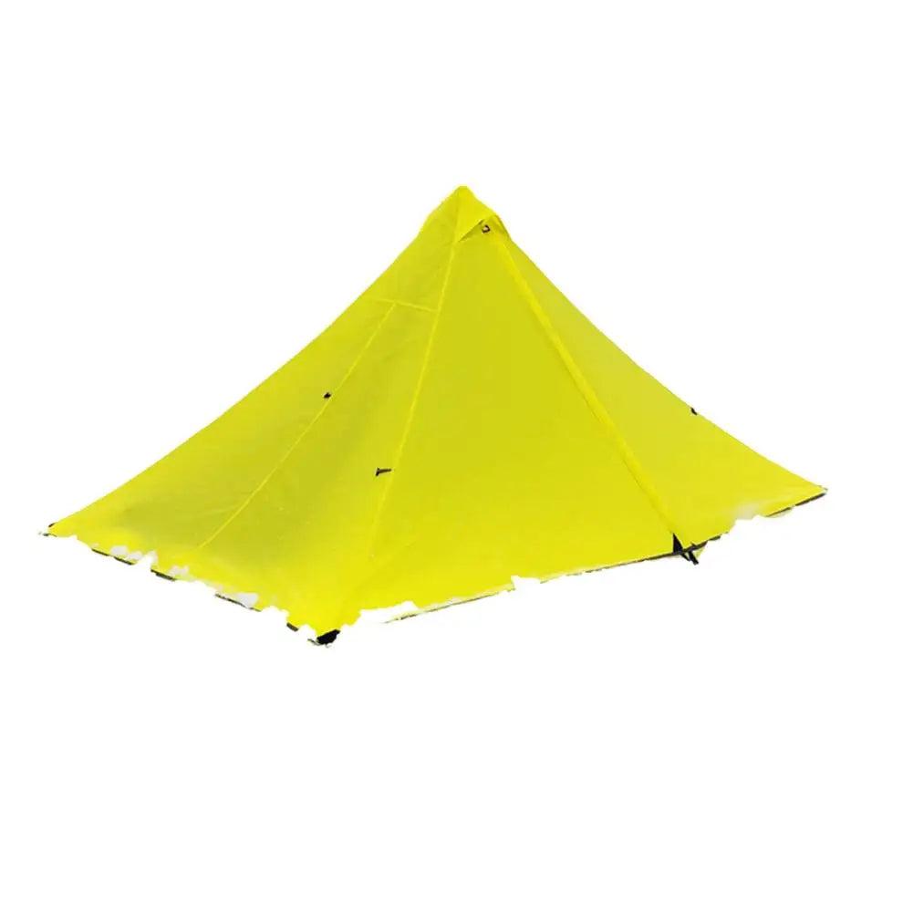 Camping Outdoor Ultralight Tipi Teepee Tent Pyramid Double Layer Bushcraft 1 Person Tents Hot Tent Waterproof