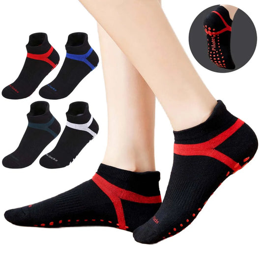 Women  Yoga Socks Anti-slip Ladies Fitness Pilates Socks for Women Professional Dance Pilates Ballet Cotton Socks for Gym