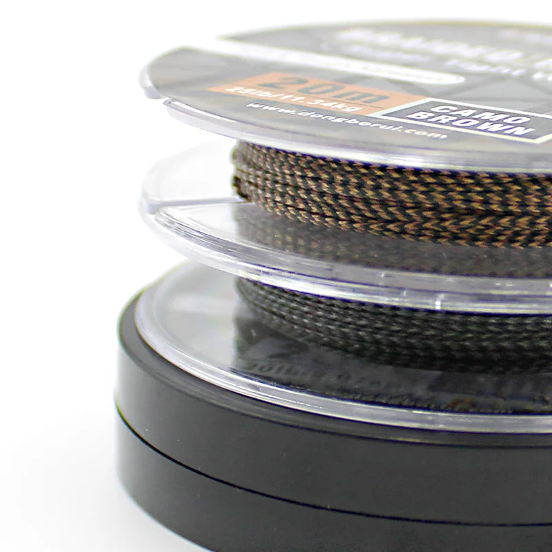  Carp Fishing Line Soft Hooklink Braid Hook Link Uncoated Braided Line For Hair Rig Carp Coarse Method Feeder Fishing Accessori