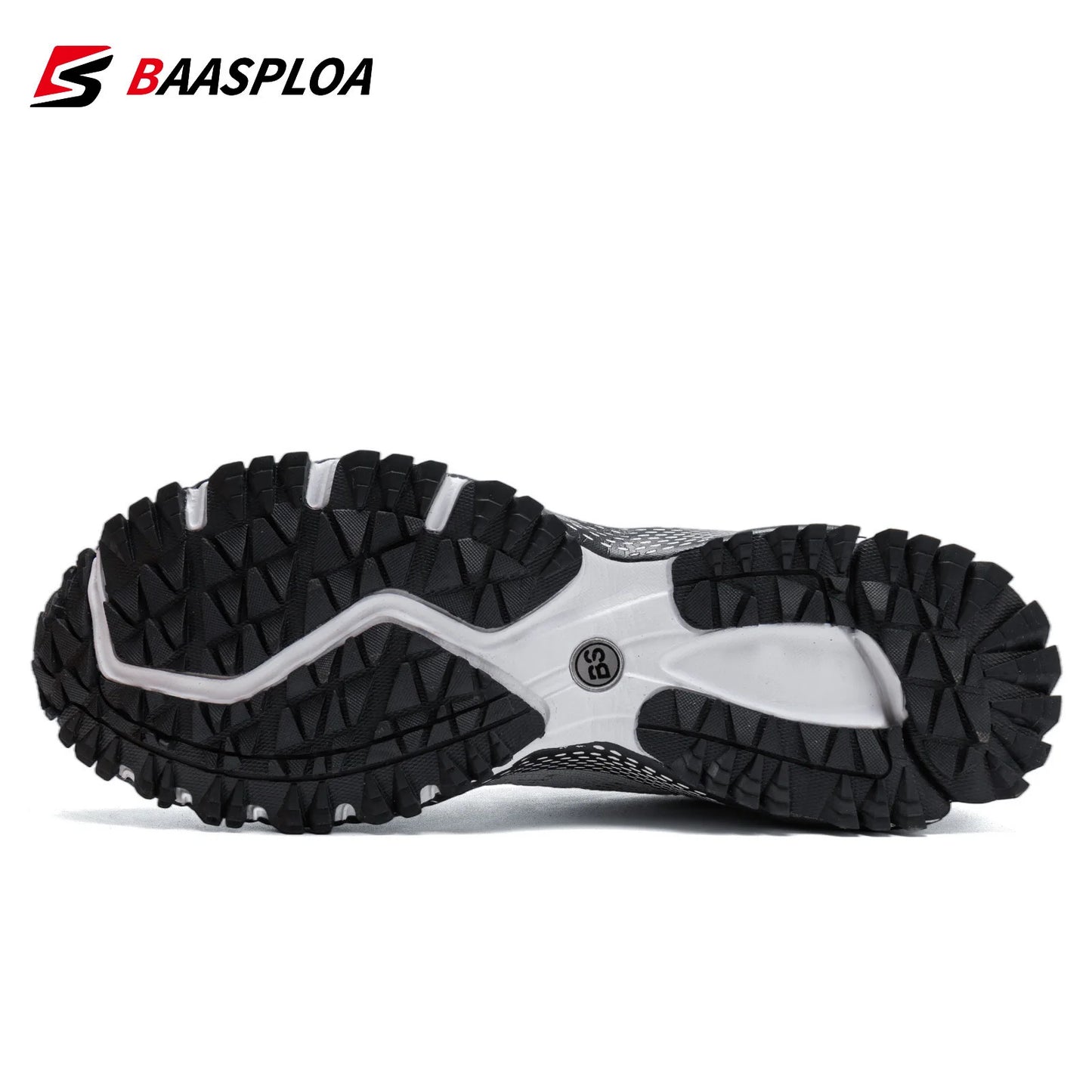 Men's Running Shoes Baasploa Male Sneakers Shoes Breathable Mesh Outdoor Grass Walking Gym Shoes For Men Plus Size 41-50