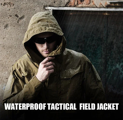 M65 UK Clothes Windproof Hunting Field Jackets Mens Winter/Autumn Waterproof Pilot Train Coat Hoodie Three Colors
