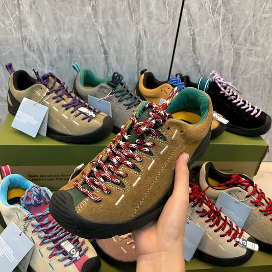 New men's hiking shoes men's breathable lace-up hiking shoes men's cushioning outdoor hiking travel sports shoes