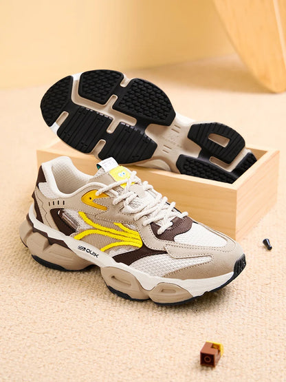 361 Degrees Men Casual Sports Shoes Summer Mesh Breathable Outdoor Comfortable Retro Light Thick-soled Male Sneakers 672436773