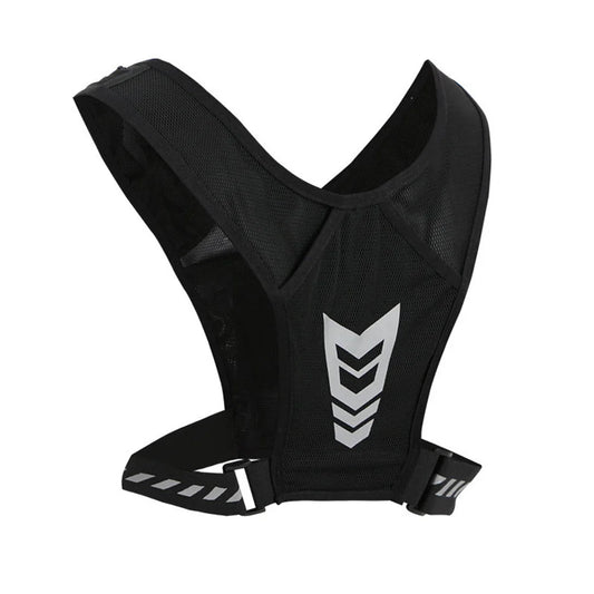 Running Phone Holder Vest Lightweight Cycling Vest Unisex Breathable Mesh Running Chest Pouch Adjustable Buckle for Summer