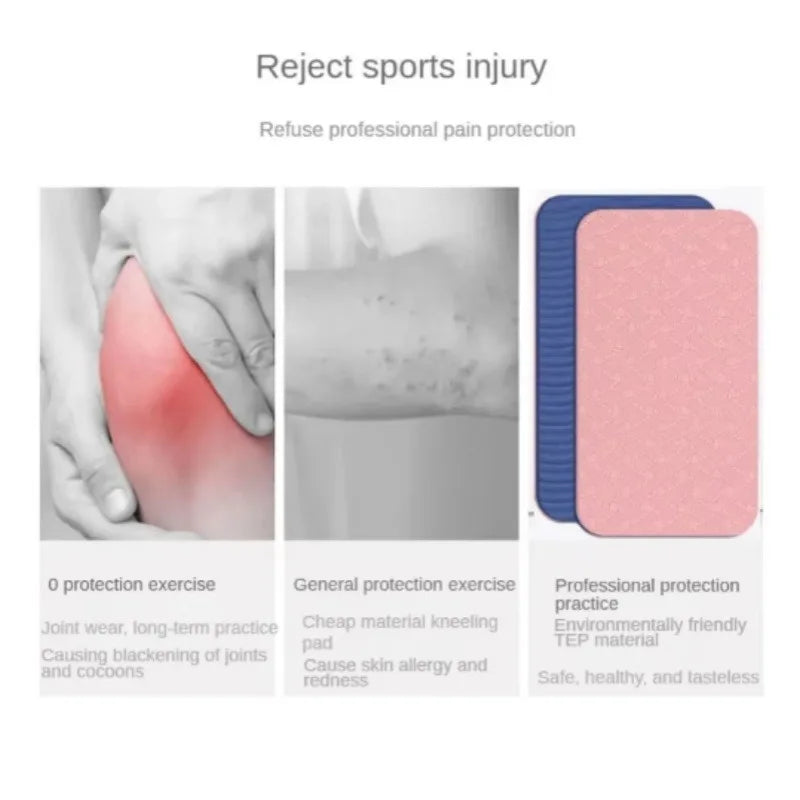 2Pcs Yoga Exercise Workout Knee Pad Cushion Portable Non-slip Gym Mat Pad for Elbow Leg Arm Balance Exercise Pilates Accessories