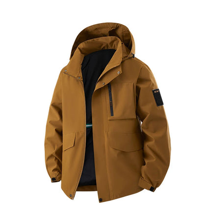 CHRLCK Men Women Hiking Jackets Waterproof Large Size Spring Autumn Windbreaker Camping Climbing Outdoor Coats Unisex