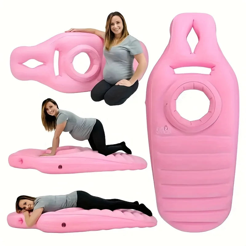Ultra Soft PVC Inflatable Maternity Pillow Face Down Mattress Full Body Support Pregnant Women Protect Every Moment of Pregnancy