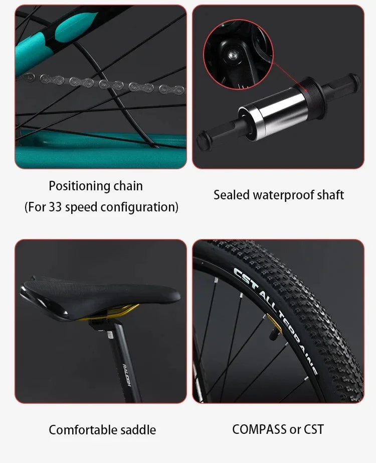 27.5-inch soft tail Mountain Bicycle Full Suspension Downhill Bike Double disc brake All Mountain Enduro Bike DH 33 speed MTB