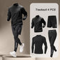 2025 Autumn Men's Quick Dry Jacket Suit 1-4 piece Outdoor Fitness Running Sets Sports Jogging Pants Workout Clothes Sportswear
