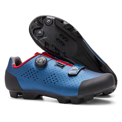 Santic Cycling MTB Shoes Men Professional Mountain Bike Lock MTB Cycling Shoes Accessories Breathable Self-Locking Shoes