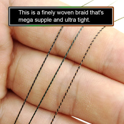  Carp Fishing Line Soft Hooklink Braid Hook Link Uncoated Braided Line For Hair Rig Carp Coarse Method Feeder Fishing Accessori