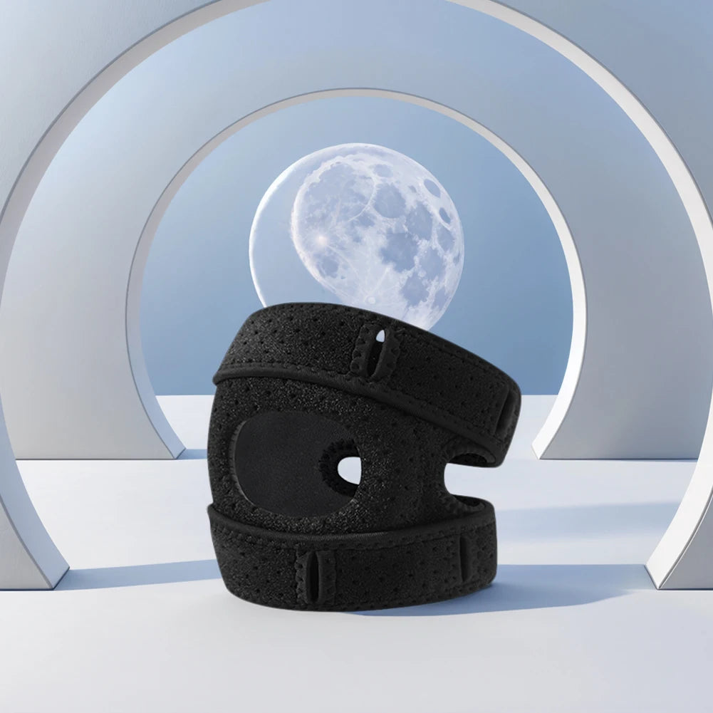 1/2Pcs Kneepad Stabilizer Fitness Knee Pads Adjustable Compression Knee Support Brace Open Patella Support Strap for Workout