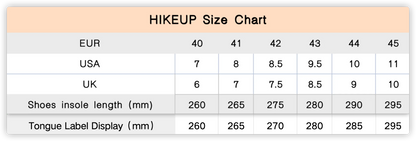 HIKEUP-Leather Shoes for Men, Outdoor Hiking Shoes, Tourist Trekking Sneakers, Mountain Climbing Trail Jogging Shoes, Turnbuckle