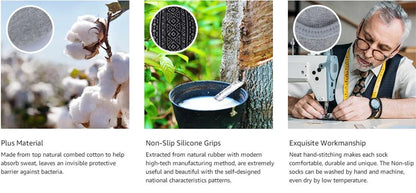 1 Pair Sports Yoga Socks for Women Girls Non-Slip Grips & Straps, Ideal for Pilates, Pure Barre, Ballet, Dance, Barefoot Workout