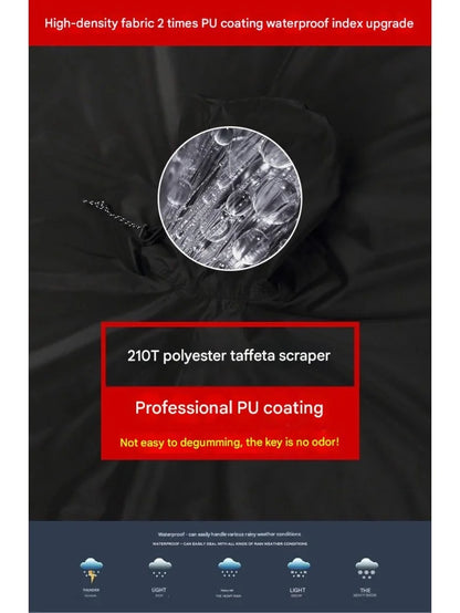 2025 Best-selling cross border three-in-one cloak raincoat adult outdoor hiking polyester multifunctional rain poncho