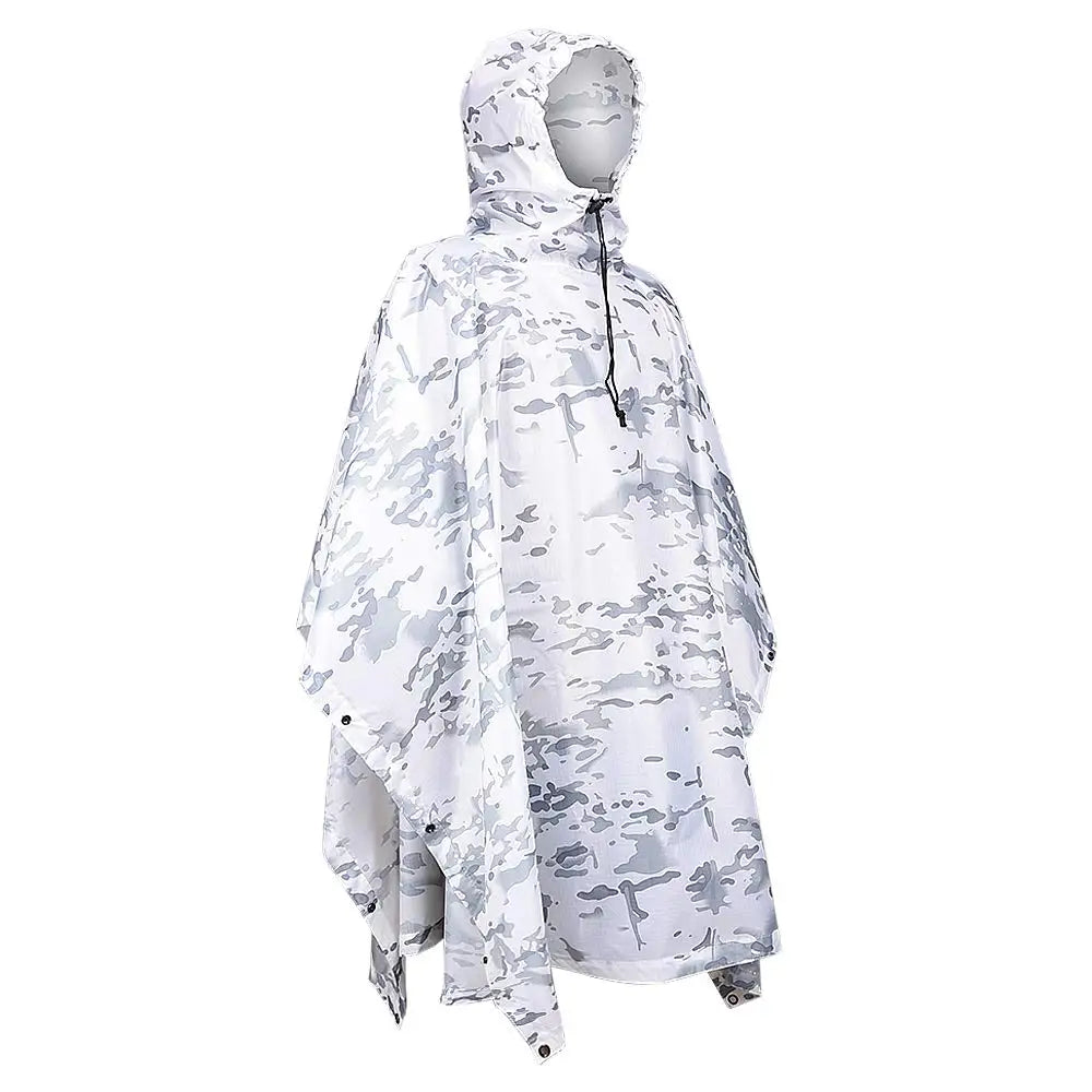 Rain Coat Women Men Simulation Tree Breathable Outdoor Raincoats Poncho Waterproof Rain Hiking Hunting Camp Fishing Gear Cover