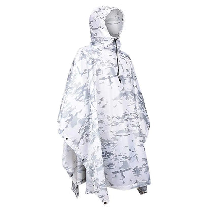 Rain Coat Women Men Simulation Tree Breathable Outdoor Raincoats Poncho Waterproof Rain Hiking Hunting Camp Fishing Gear Cover