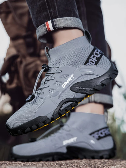 Men's and Women's Hiking Shoes, High Breathable Mesh Boots, Comfortable, Quick-drying, Hiking, Suitable For Travel And Leisure