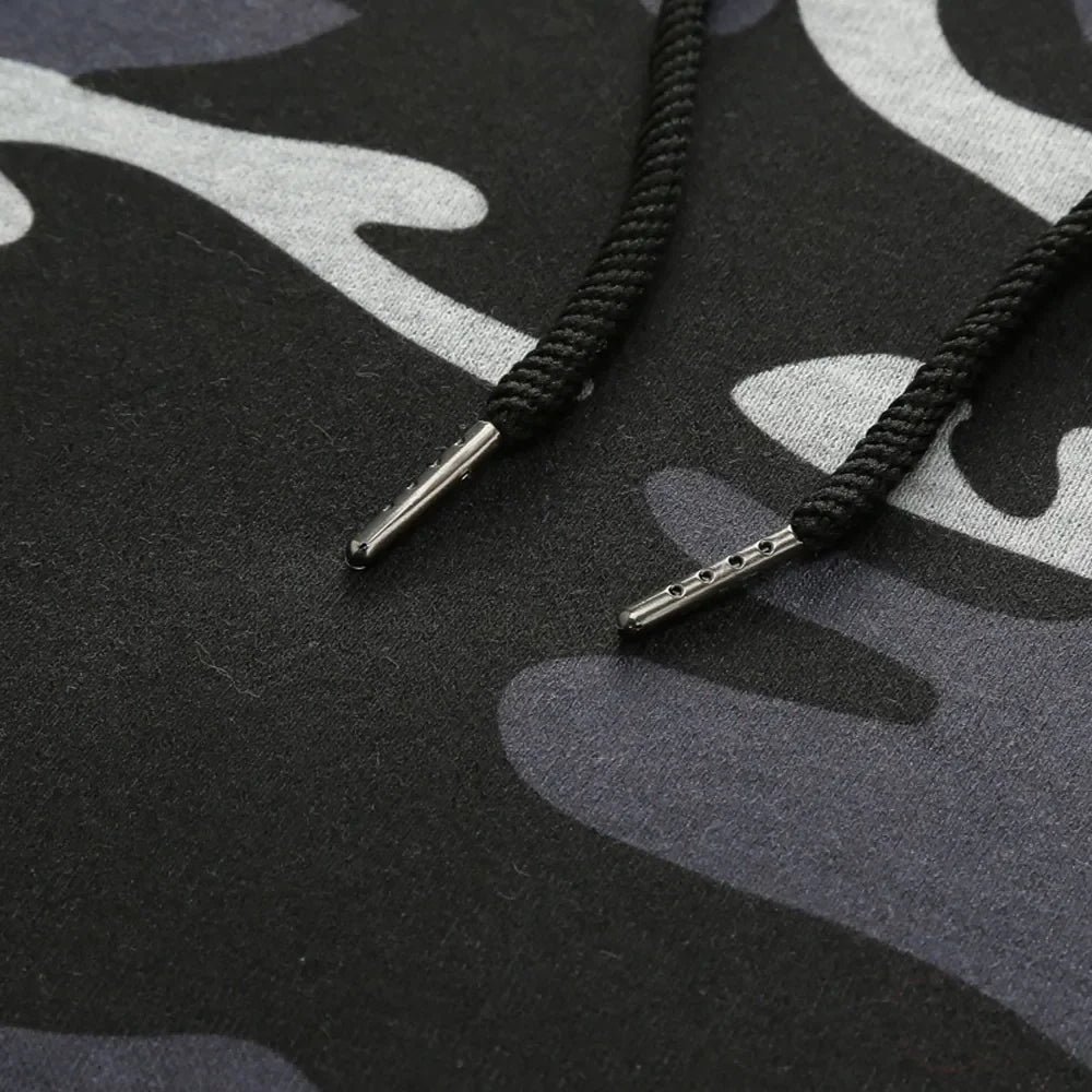 2023 new Men's Camouflage Tracksuit Sport Hoodies Pants Two Piece Set Outdoor Sports Suit Casual Jogging Suit Sweatshirts