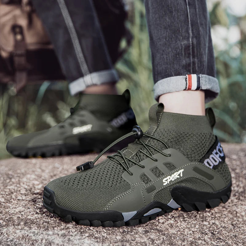 Men's and Women's Hiking Shoes, High Breathable Mesh Boots, Comfortable, Quick-drying, Hiking, Suitable For Travel And Leisure