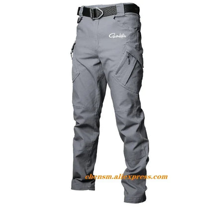 Gamakatsu Fishing Pants Waterproof Multi-pocket Outdoor Trousers Sports Breathable Fishing Clothes Outdoor Hiking Fishing Wear