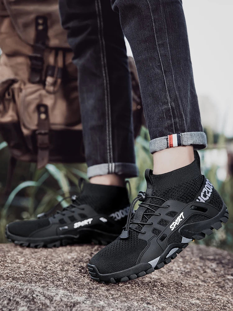 Men's and Women's Hiking Shoes, High Breathable Mesh Boots, Comfortable, Quick-drying, Hiking, Suitable For Travel And Leisure