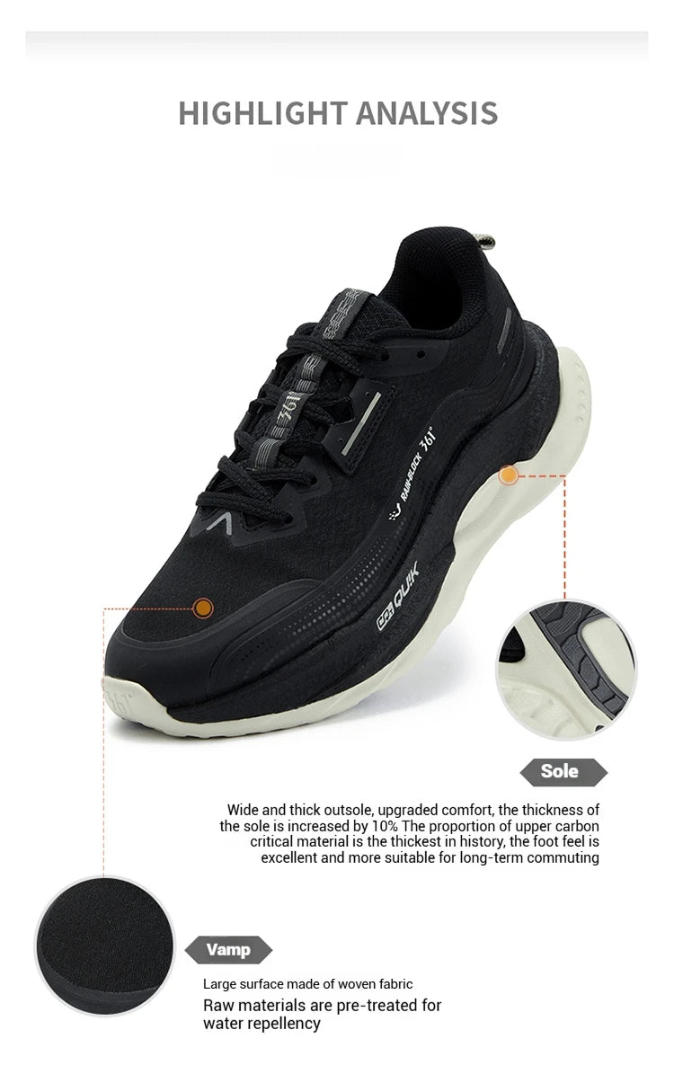 361 Degrees Fierce 5.0 Rainblock Men Running Shoes Anti Splash Rainproof Grippy Rebound Durable Flexible Male Sneakers 672532216