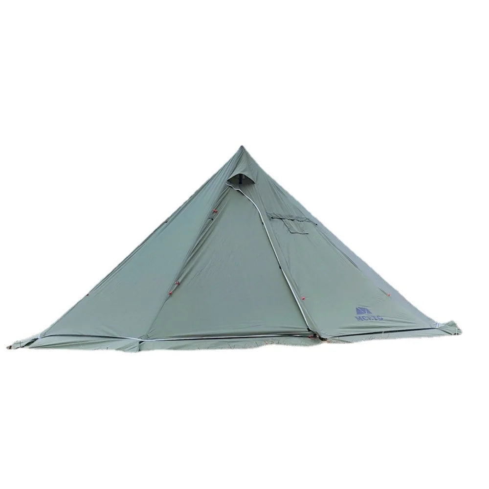 5-8 People Tipi Hot Tent with Stove Jack Camping Pyramid Teepee Tent for Camping Backpacking Hiking Tipi Tent with Stove Jack
