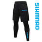 2025 Men's Outdoor Casual Quick Drying Fishing Pants, Cycling, Hiking, and Tight Elastic Two-piece Fitness Running Pants
