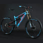 26 inch soft tail mountain bike  air pressure shock absorption outdoor bicycle 11-speed MTB oil brake downhill off-road racing
