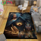 Egyptian Pharaoh- goddess-Runes Printed  Carpets Living Room Anti-Skid Area Rug Kids Bedroom Mats Yoga Mat Large Carpet Decor