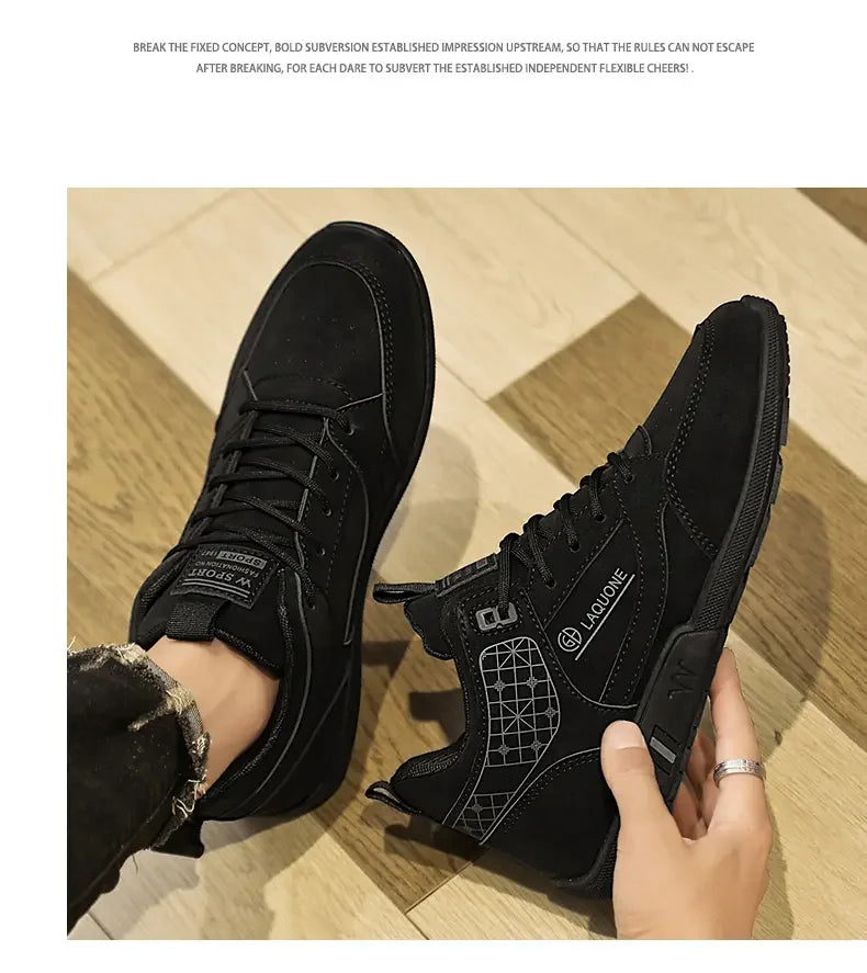 Men's Flat Sports Shoes Autumn 2024 New Outdoor Men's Vulcanized Shoes Casual Running Shoes Versatile Fashion Trend Work Boots