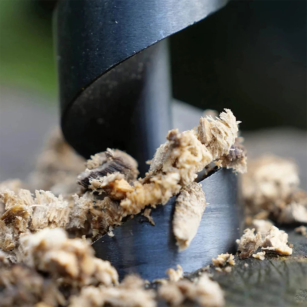 Bushcraft Hand Drill Outdoor Survival Tool Carbon Wood Drill Manual Hand Auger Wrench For Bushcraft Settlers Wood Punch Tool