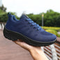 Women's New Single Shoe Platform Lace Up Jogging Mesh Outdoor Walking Designer Thick Soled Casual Sports Shoes Zapatos De Mujer