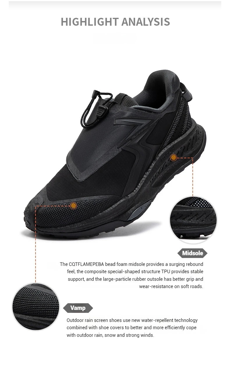 361 Degrees Men Running Shoes New Lightweight Soft Breathable Rebound Cushioning Non-Slip Outdoor Hiking Sneakers Male 672442208