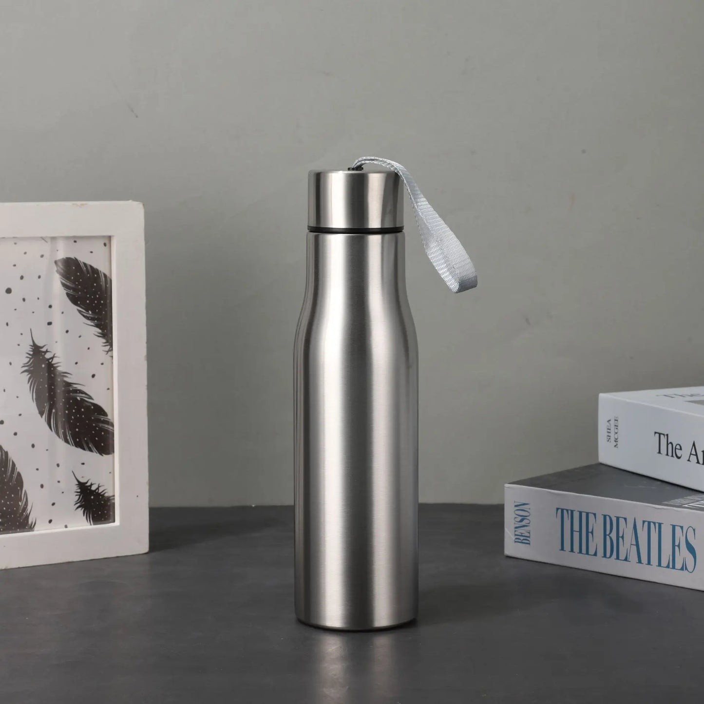 1000ml Stainless Steel Water Bottle  Insulated Vacuum Flask Double Wall Thermal Cup Keep Cold Hot Sports Kettle Gift for Friends