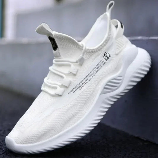 2024 Men Tennis Shoes New Fashion Spring and Autumn Leisure Walking and Running Breathable Flat Bottom Gym Sports Men Sneakers