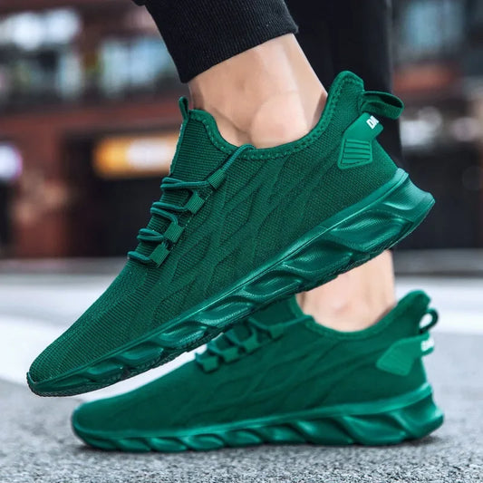 New Mesh Men Shoes Lac-up Casual Shoes Men Sneakers Breathable Lightweight Footwear Comfortable Sport Trainers Zapatillas Hombre