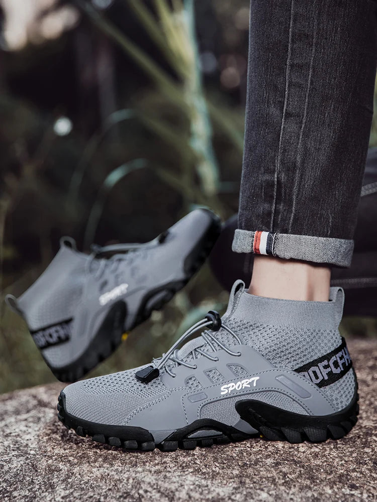 Men's and Women's Hiking Shoes, High Breathable Mesh Boots, Comfortable, Quick-drying, Hiking, Suitable For Travel And Leisure