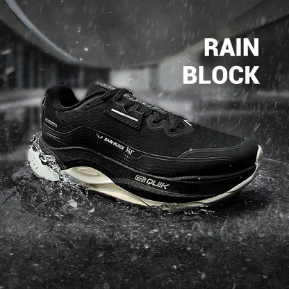 361 Degrees Fierce 5.0 Rainblock Men Running Shoes Anti Splash Rainproof Grippy Rebound Durable Flexible Male Sneakers 672532216