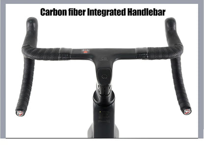 TWITTER CYCLONE Carbon Wheel Road Bike 2X12S SENSAH Derailleur Adult Men's Carbon Hydr Disc Bicycle With Inner-Cables Routing