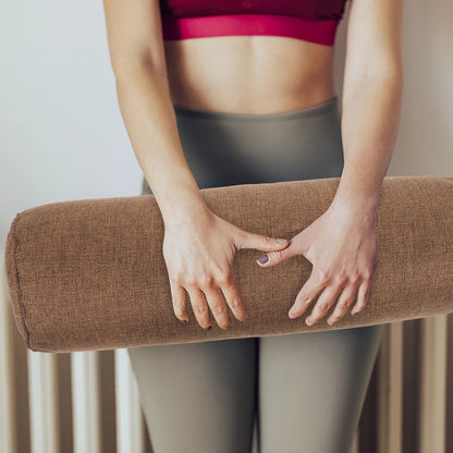 Yoga Throw Pillow Lumbar Pillow Yoga Pillow For Beginner Cylinder Pillow High-density Pillow Yoga Fitness Equipment 2025 New