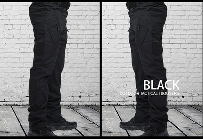 Mens Waterproof Cargo Pants Elastic Multiple Pocket Military Male Trousers Outdoor Joggers Pant Plus Size Tactical Pants Men