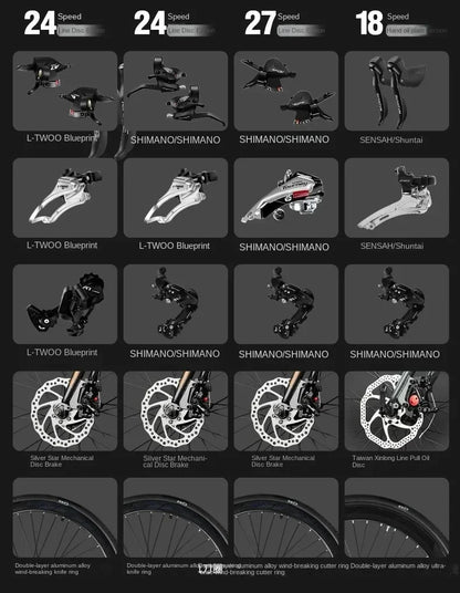 700C curved handle road bicycle 27 speed oil disc brake gravel bike ultralight aluminum alloy frame Road Racing bicicleta aldult